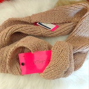 Betsey Johnson Knit Infinity Scarf